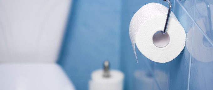 soda en azijn in het toilet